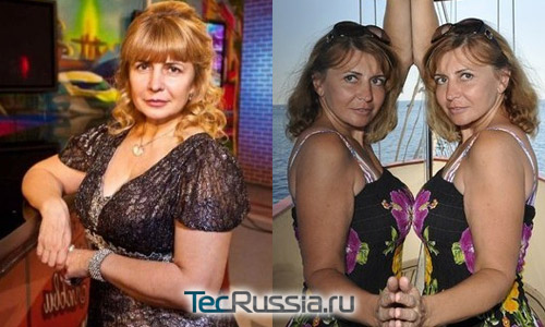 Ирина Александровна Агибалова до и после похудения