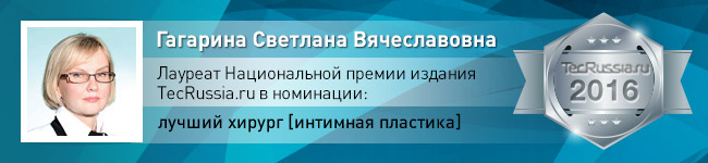 Светлана Гагарина – лауреат Национальной премии издания TecRussia.ru 2016 года