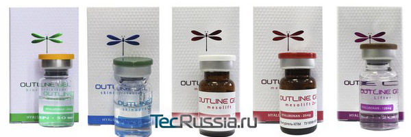 Линейка препаратов Outline Gel (Контургель ХПМ)