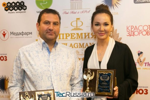 Тигран Алексанян на церемонии вручения Премии Флагман