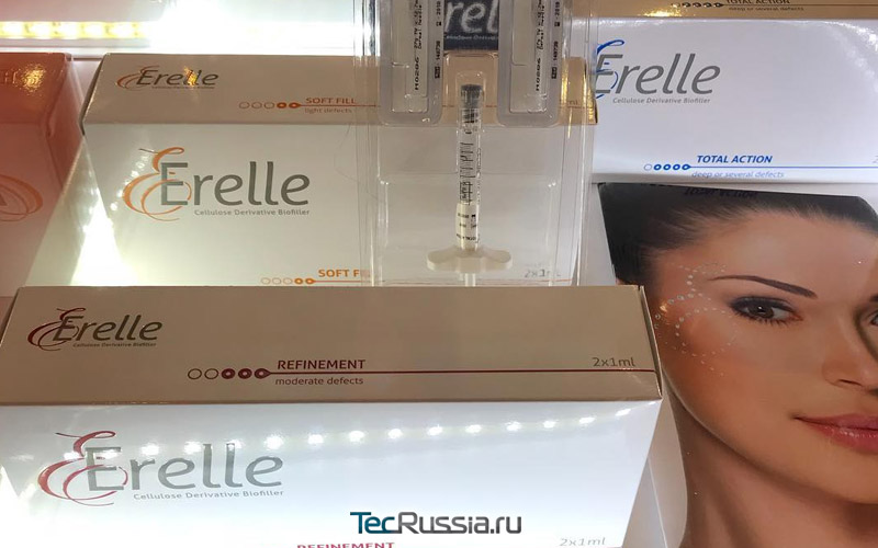 упаковки Erelle Soft Fill, Total Action и Refinement